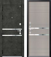 Центурион С-115-2025 Чёрный муар+Бетон тёмный - Кашемир грей